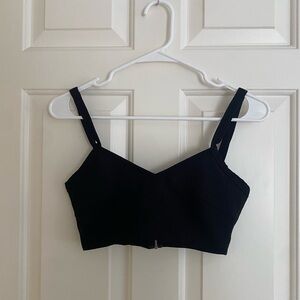 Tiger Mist Callie Black Cropped Tank